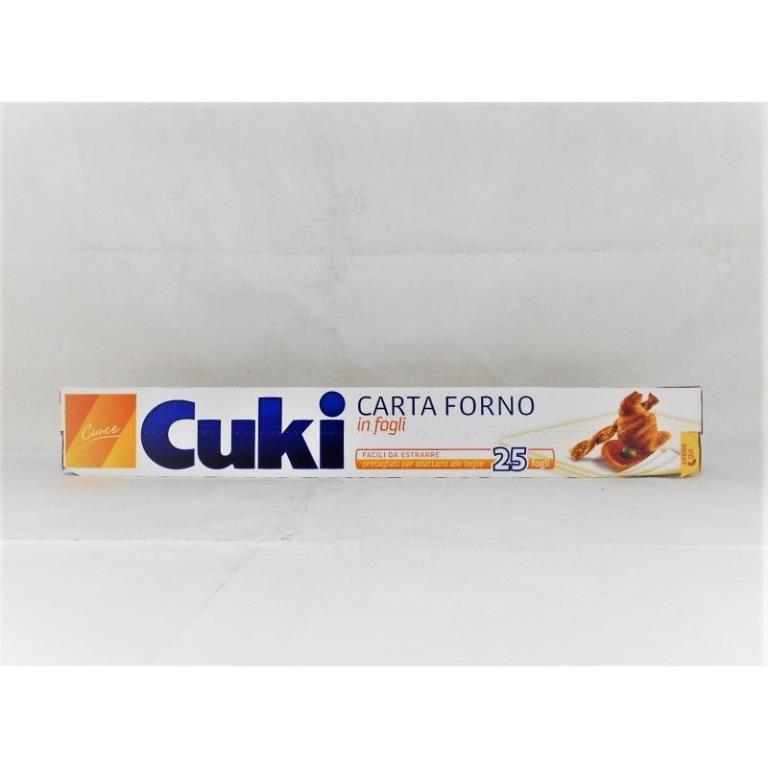 CUKI CARTA DA FORNO 25 FOGLI