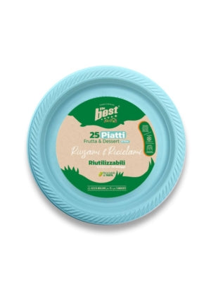 THE BEST PIATTI FRUTTA RIUT.25PZ AZZURRO