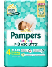 PAMPERS BABY DRY PAN X 17 MAXI TG.4