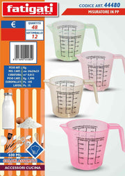 MISURATORE PLASTICA 600ML 44480