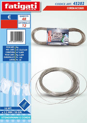 CORDA ACCIAIO 10MT DIAM 2.2MM 50GR