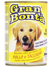 MONGE GRAN BONTA CANE POLLO E TACCHINO 400G