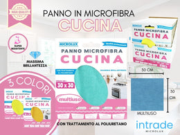 PANNO MICROFIBRA 30X30 CUCINA