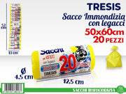 SACCHI IMMONDIZIA 20PZ 50X60 GIALLO