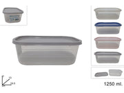 CONTENITORI PLASTICA RETT 1250ML 61064 2ESSE