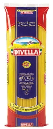 DIVELLA PASTA 8 SPAGHETTI RISTORANTE 500G