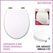 PRATIKO SEDILE W.C. BIANCO MDF
