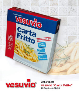 VESUVIO CARTA FRITTI 20 FOGLI 32x33 cm