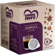 CUORE NERO CIALDE SAMBUCA T8 60G