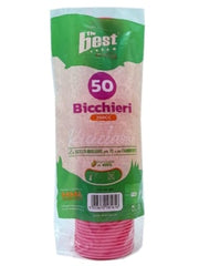 THE BEST BICCHIERE 50PZ FUCSIA