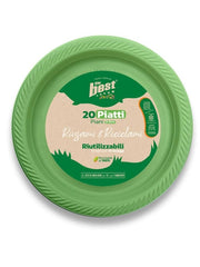 THE BEST PIATTI PIANI RIUT.20PZ VERDE