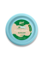THE BEST PIATTI FRUTTA RIUT.25PZ AZZURRO