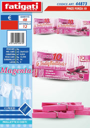 PINZE 12PZ FORZA 10 MAGENTA