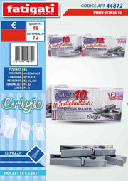 PINZE 12PZ FORZA 10 GRIGIO