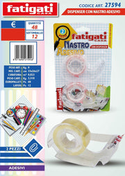 DISPENSER CON NASTRO ADESIVO 2PZ 27594