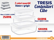 CONTENITORI TRASPARENTI 3PZ 7946 TRESIS