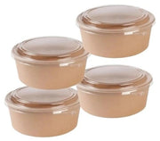 MOVIDA INSALATIERE BIO 4PZ C/COPERCHIO TONDO 750ML