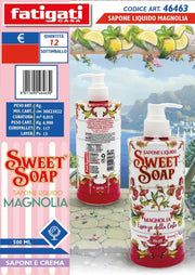 SWEET SOAP SAPONE LIQUIDO 500ML MAGNOLIA SWEETS