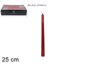 NATALE CANDELA ROSSA 25CM 81785 2ESSE