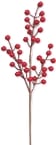 NATALE RAMETTO PVC CM.49H BACCHE ROSSO AP-49554