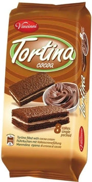 VINCINNI TORTINA CACAO T8 200G