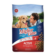 MIGLIOR CANE ACTIVE CROCCHETTE MANZO 4KG
