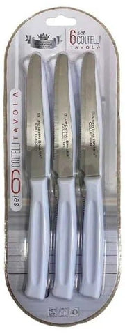BLUMENTHAL COLTELLI TAVOLA 6PZ MRR/GRI./AR./VRD