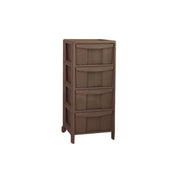 COMETA CASSETTIERA SLIM MARRONE