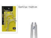 SUPPORTI TRASPARENTI 12CM 2PZ 2024016 ESSE