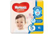 HUGGIES UNISTAR PANNOLINI MIS.5 14/15PZ