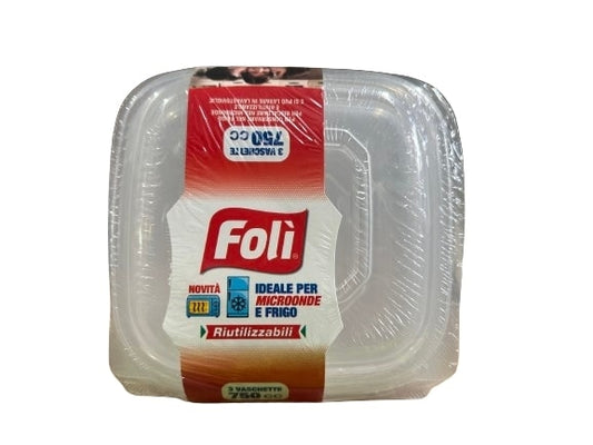 FOLI PACK CONT FRIGO/MICRO MIS.MEDIA 750CC 3PZ