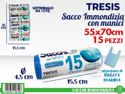 SACCHI IMMONDIZIA 15PZ 55X70 OCEANO