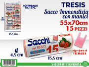 SACCHI IMMONDIZIA 15PZ 55X70 FRAGOLA