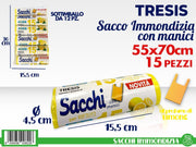 SACCHI IMMONDIZIA 15PZ 55X70 LIMONE