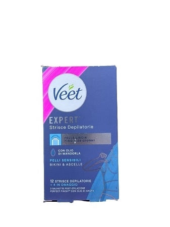 VEET EXPERT STRISCE DEPIL.12PZ BIKINI&ASCELLE P.SENSIB.