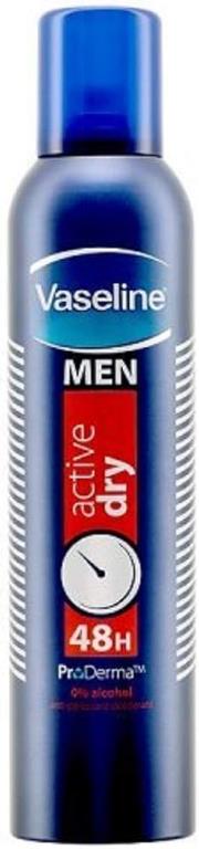 VASELINE DEO SPRAY 250ML ACTIVE DRY