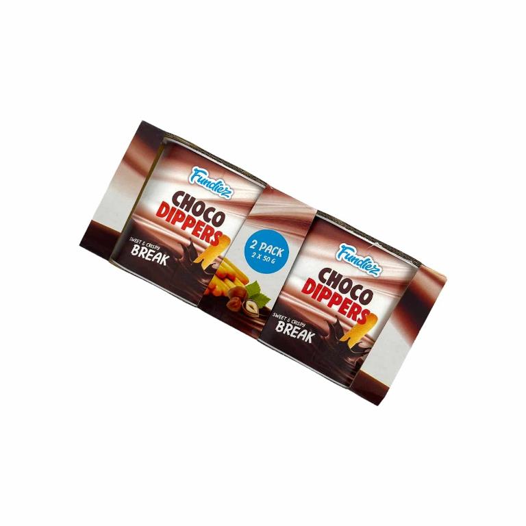 FUNDIEZ CHOCO DIPPERS T2 100G