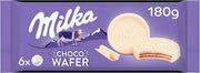 MILKA CHOCO WAFER WHITE 180G