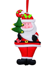 NATALE BABBO C/ALBERO CM.12,5 AC-12485 E.NATALE