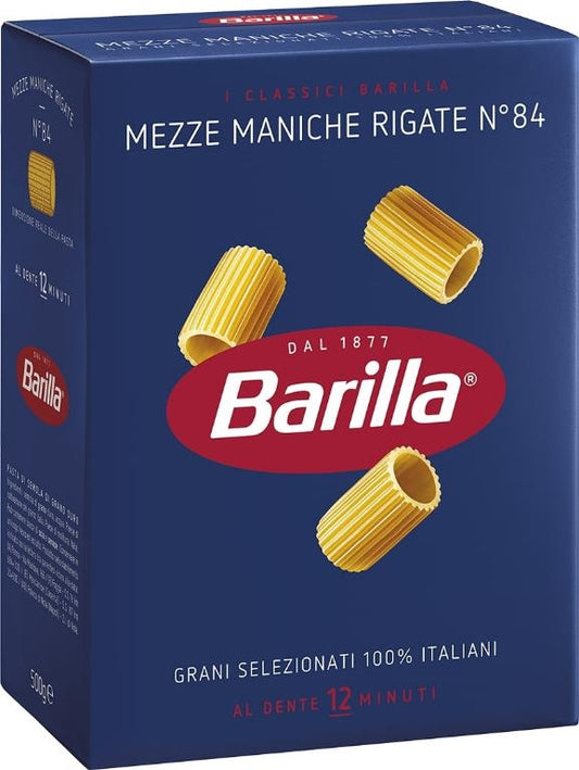 BARILLA MEZZE MANICHE RIGATE 500G