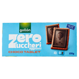 GULLON CHOCO TABLET ZERO ZUCCHERI 150G