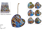 APPENDINO CUORE CERAMICA 13CM 66845 2ESSE