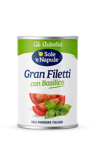 O' SOLE E' NAPULE FILETTI POMODORO BASILICO 400G