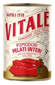 VITALE POMODORI PELATI CON STRAPPO 400G