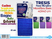 PANNO MICROFIBRA QUADRO 40*40 COL. ASS.