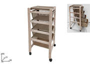 CARRELLO C/4 CASSETTI NATURALE 2ESSE