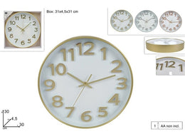 OROLOGIO TONDO DA MURO 30CM 56892 2ESSE