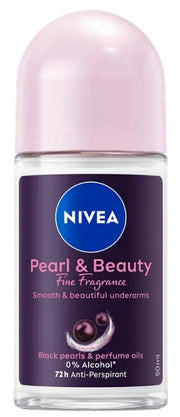 NIVEA DEO ROLL-ON 50ML PEARL&BEAUTY BLACK