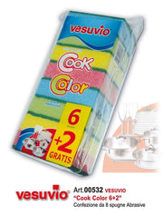 VESUVIO COOK COLOR SPUGNA ABRASIVA 8PZ
