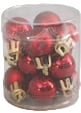 NATALE SFERE 12PZ ROSSO MM.20 66703 E.NATALE